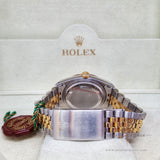 Rolex Oyster Perpetual Datejust 16233 White Roman Dial Vintage Watch (Year 1994)