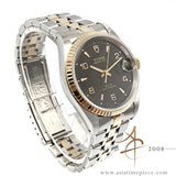 Tudor Prince Date Ref 72033 Black Arabic Dial Midsize (2000)