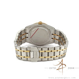 New Tudor Royal 34 Ref 28403 Black Roman Dial in 18K Gold & Steel Bracelet (2021)