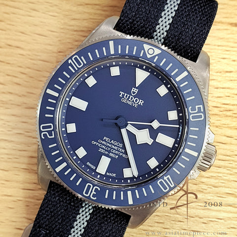 Brand New Pelagos FXD Ref 25707B Marine Nationale Titanium 42mm