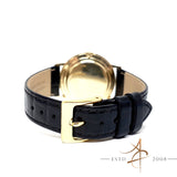 Longines Vintage 14K Gold Mechanical Winding Textile Dial