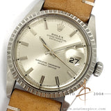 Rolex Datejust 1603 Silver Dial Vintage Watch (Year 1973)