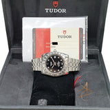 Tudor Classic Date 38 Ref 21010 Black Diamond Dial on Steel Bracelet (2019)