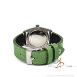Rolex Precision 6694 Custom Green Sunburst Roman Dial Vintage Watch (1963)