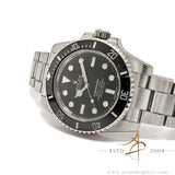 Full Set Rolex Submariner No Date 114060 Black Ceramic in Oystersteel (2018)
