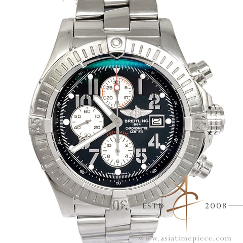 Breitling Super Avenger A13370 Volcano Black Chronograph Automatic (2010)
