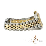 Rolex Oyster Perpetual Datejust Ref 68273 Monogram Dial Gold Steel Watch (Year 1991)