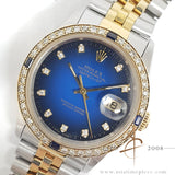 Rolex Datejust 16233 Vignette Blue Diamond Dial (1993)