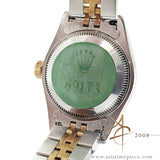 Rare Rolex Lady Datejust 69173 Pyramid Roman Dial w/ Cert & Box (1997)