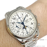 Longines Master Moonphase L2.673.4 Triple Date Chronograph