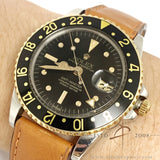 Rolex GMT Master 1675 Black Nipple Dial Vintage Watch (1975)