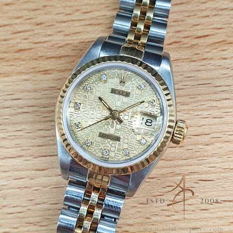 Rolex Datejust 26 Ladies 69173 Computer Diamond Dial (1991)