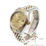 Rolex Datejust Lady 69173 Champagne Diamond Dial No Pinhole (1996)