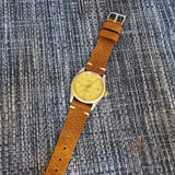 Rolex Oyster Perpetual Datejust Men Ref 1601 Linen Dial Watch (Year 1978)