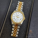 Rolex Diamond Dial Oyster Perpetual Datejust 68273 Midsize Watch (Year 1994)