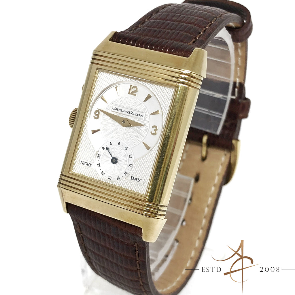 Jaeger LeCoultre 18K Reverso Duoface Day Night Ref 270154 Asia