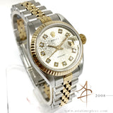Rolex Datejust Ladies 6917 Custom Computer Diamond Dial Vintage Watch (1982)