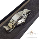 Rolex 15210 Stainless Steel Black Dial Engine-turned Bezel Vintage Watch (1997)