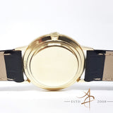 Longines Vintage 14K Gold Mechanical Winding Textile Dial