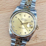 Rolex Datejust 16233 Champagne Diamond Dial (1991)