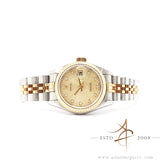 Full Set Rolex Lady Datejust 26 Ref 69173 Computer Diamond Dial No Pinhole (1993)