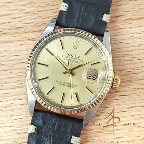 Rolex Datejust 16013 Champagne Dial Vintage Watch (1984)
