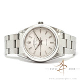 Rolex Air King Precision Ref 14000 Silver Dial No Pin Hole (Year 1999)