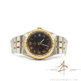 New Tudor Royal 34 Ref 28403 Black Roman Dial in 18K Gold & Steel Bracelet (2021)