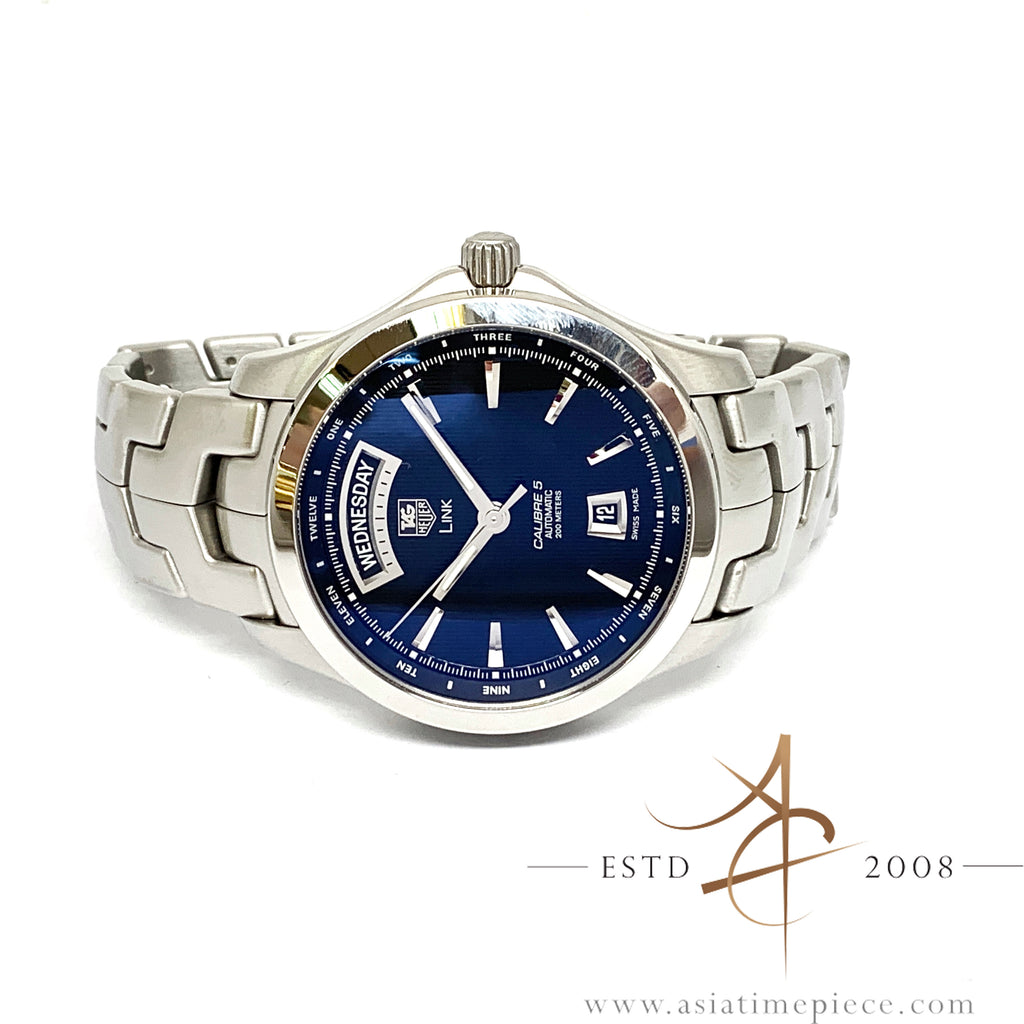 Tag heuer link calibre 5 online blue