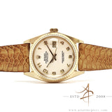 Rolex Datejust 16018 White Computer Arabic Dial 18k Vintage Watch (1979)