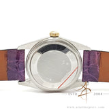 Rolex Datejust 16013 Custom Sunburst Purple Roman Dial Vintage Watch (1984)