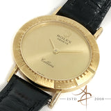 Rolex Cellini Ladies 18K Gold Vintage Winding Watch (Year 1973)