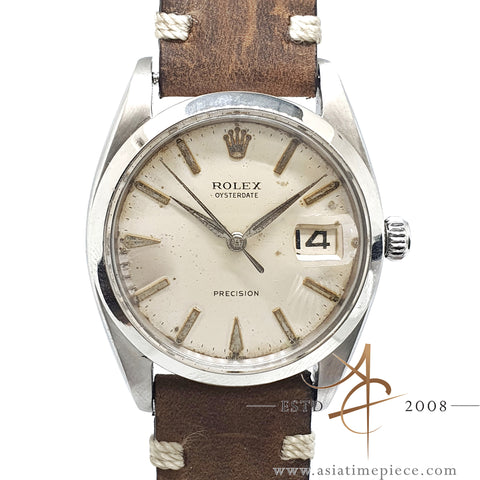 Rolex Precision 6694 Cream Dial Vintage Watch (1962)