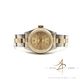 Rolex Oyster Perpetual 26 Lady 67193 Champagne Dial in Oyster Bracelet (1998)