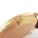 Rolex Cellini Ref 4112 18K Gold Roman Champagne Dial  (Year 1987) Watch