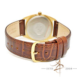 Omega Seamaster Waffle Dial Quartz 33mm Vintage Watch