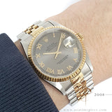 Rolex Datejust 16233 Rhodium Roman Dial (1991)