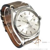 Rolex Datejust 1601 Silver Dial Vintage Watch (1970)