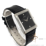 Piaget Ref 9151 18K White Gold Onyx Diamond Dial