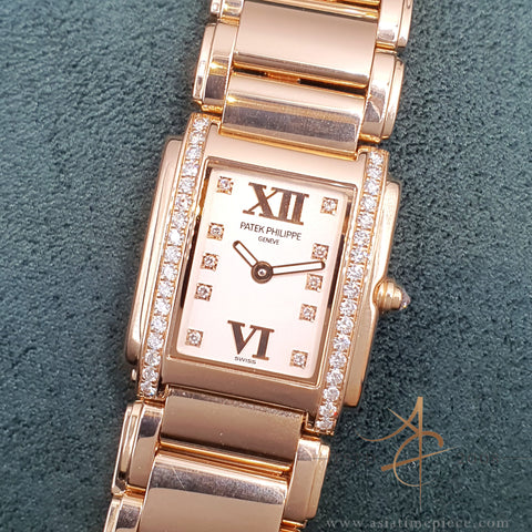 Patek Philippe Twenty-4 Ref 4908/11R-011 Lady Diamond in 18K Rose Gold (2002)