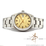Rolex Precision 6694 Oystersteel 34 Champagne Dial Vintage Watch (1982)