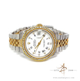 Rolex Diamond Dial Oyster Perpetual Datejust 68273 Midsize Watch (Year 1994)