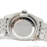 Rolex Datejust 116244 Rhodium Floral Motif Diamond Bezel