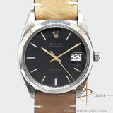 Rolex Oysterdate Precision 6694 Black Dial Vintage Watch (1982)