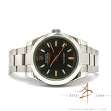 Rolex Milgauss Black Green 116400GV Discontinued (2008)