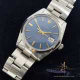 Rare Rolex Blue Oysterdate Precision 6694 Vintage Watch (1984)