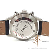 IWC 3706 IW3706 Flieger Chronograph Day Date Tritium Black Dial