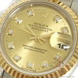 Rolex Datejust Ladies 69173 Diamond Champagne Dial (1996)