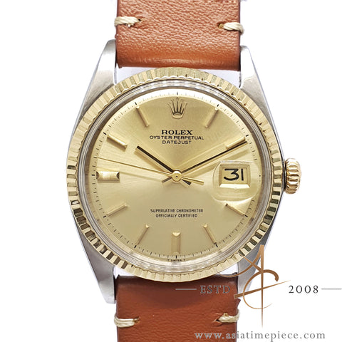Rolex Datejust 1601 Champagne Dial Vintage Watch (1971)