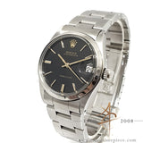 Rolex Oysterdate Precision 6466 Midsize Black Dial Vintage Watch (1962)